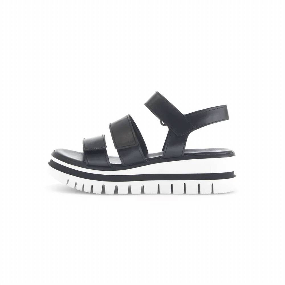 NEW GABOR women's avery sandals in black